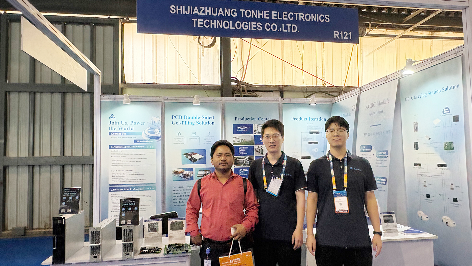 Tonhe Technology präsentiert Hochtemperatur-Lademodule für Elektrofahrzeuge auf der The smarter E India 2026